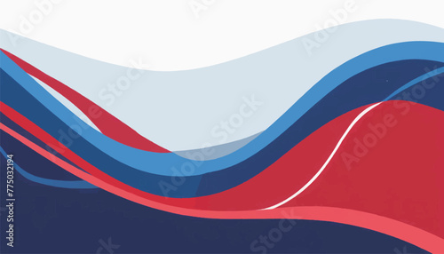 Abstract Wave Backgrounds in Blue and Red for Wallpaper Designs photo