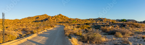 Arid landscape in the Namaqualand region of South Africa