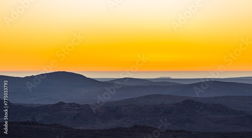 Arid landscape in the Namaqualand region of South Africa