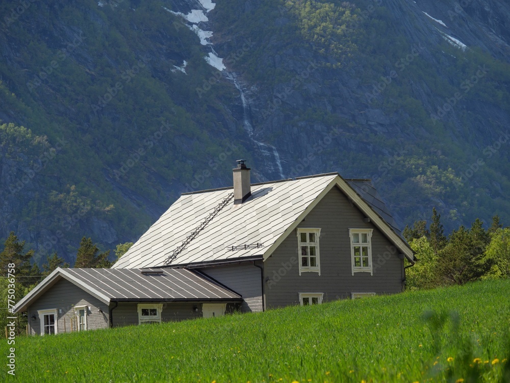 House in Eidfjord Norway, Scandinavia