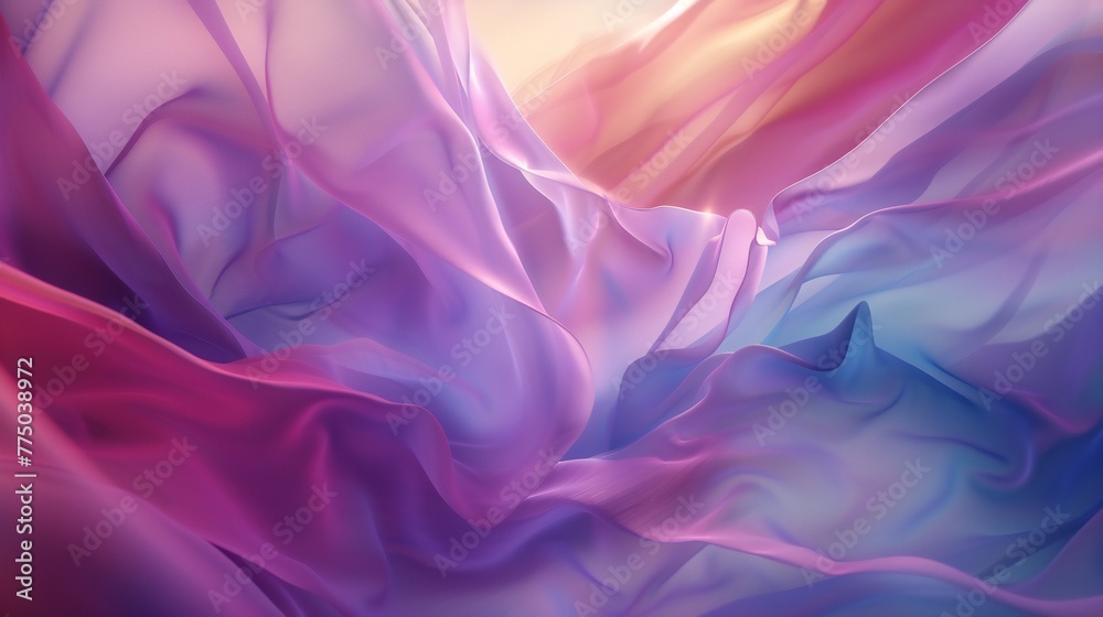 Obraz premium Gentle Natural Layers: Tranquil layers of minimalism, reminiscent of the beauty of nature.