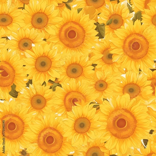 Bright Blossom of Summer Vibrant Sunflower in Full Bloom