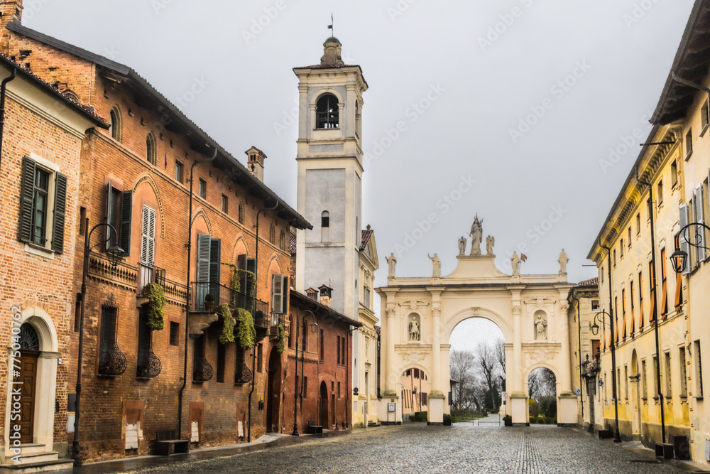 the village of Cherasco, in the Italian province of Cuneo