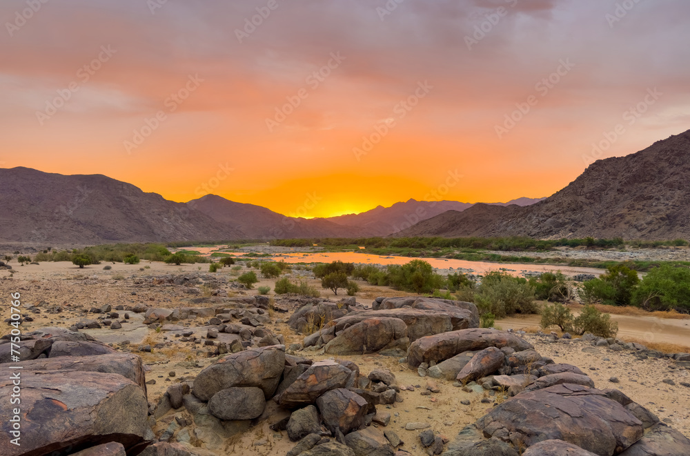 Arid landscape in the Richtersveld National Park Arid landscape in the Richtersveld National Park
