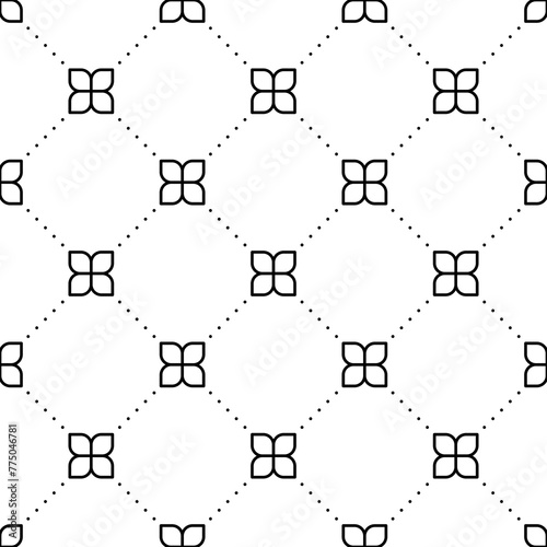 Japanese pattern , Asian embroidery motifs. Vector illustration