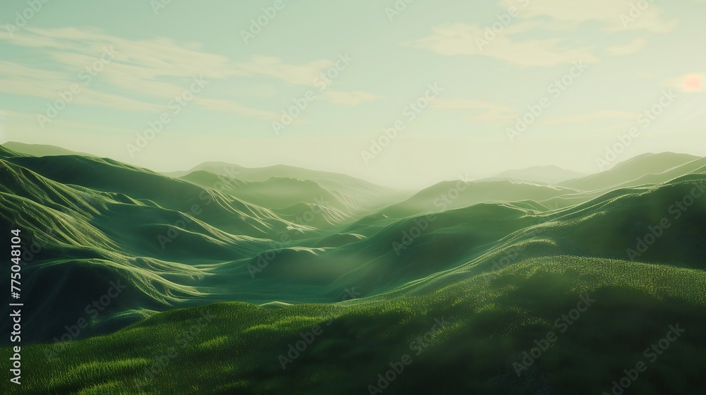 Land of Lush: Tranquil backdrop echoing the verdant beauty of fertile lands.