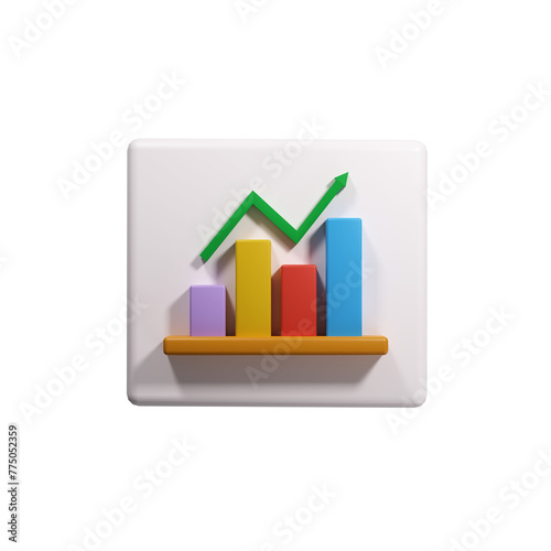 3D graph with arrow