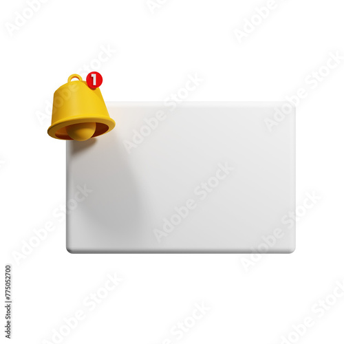 note with a bell