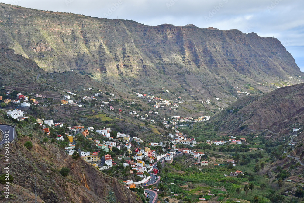 La Gomera, Canary Islands - march 15 2024 : Hermigua