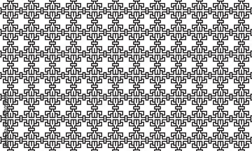 Embrace timeless elegance with this captivating black and white geometric pattern. Perfect for adding sophistication to your designs.