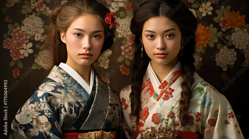 The photographs highlight the elegance and beauty of traditional attire such as kimonos in Japan or saris in India. They celebrate the rich cultural heritage and intricate designs of these garments, r