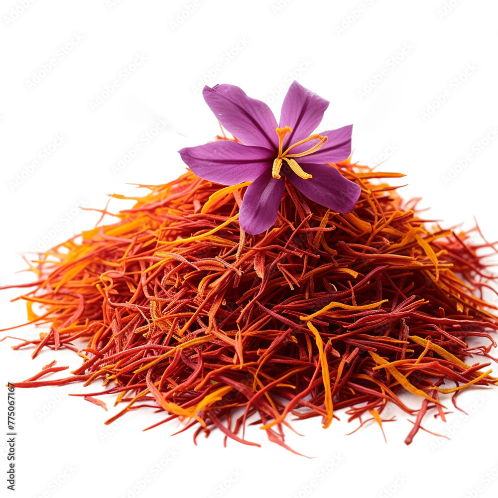 Fototapeta premium saffron in bowl