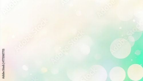 Pastel Green, Teal, gold yellow, white silver, pale pink Abstract blur bokeh banner background