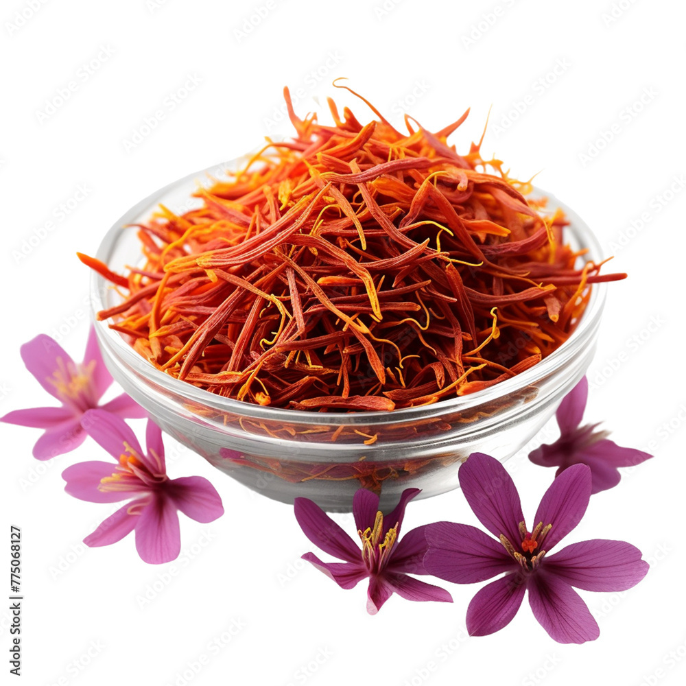 Fototapeta premium saffron in bowl
