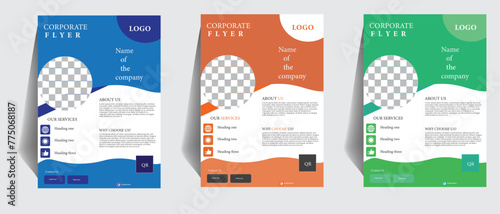 Modern flyer design.