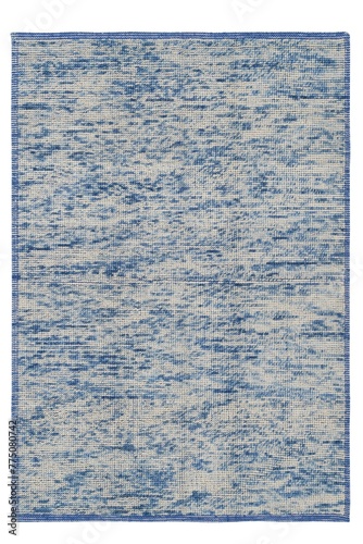 Photos of colorful machine-made carpet on a white background