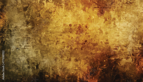 abstract painting background or texture. A wall adorned with a metallic blue texture that mimics the night sky, set against a lemon yellow backdrop.