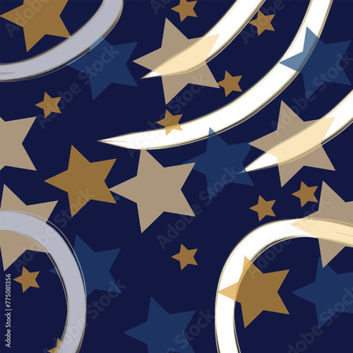 Star Multicolor BrushSplash Background photo