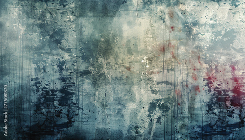 abstract painting background or texture. A wall adorned with a metallic blue texture that mimics the night sky, set against a lemon yellow backdrop.