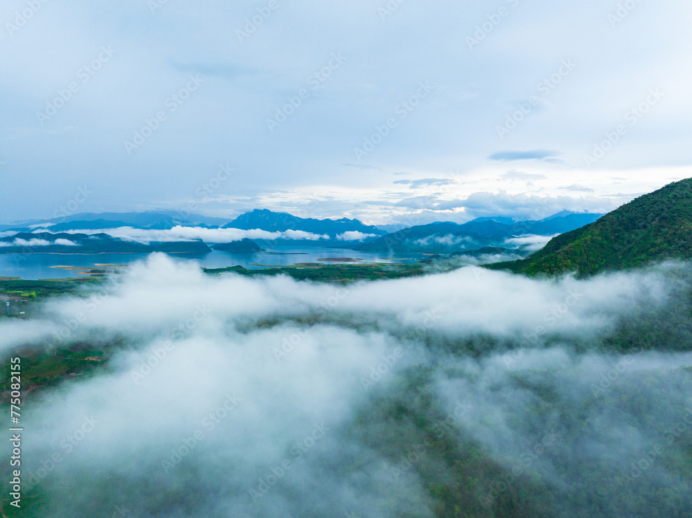 Cloud scene after rain at Daguangba, Dongfang City, Hainan, China