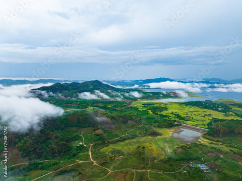 Cloud scene after rain at Daguangba, Dongfang City, Hainan, China