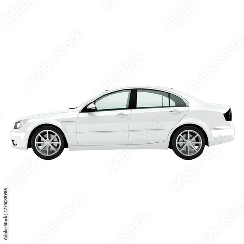  Car isolated on white background