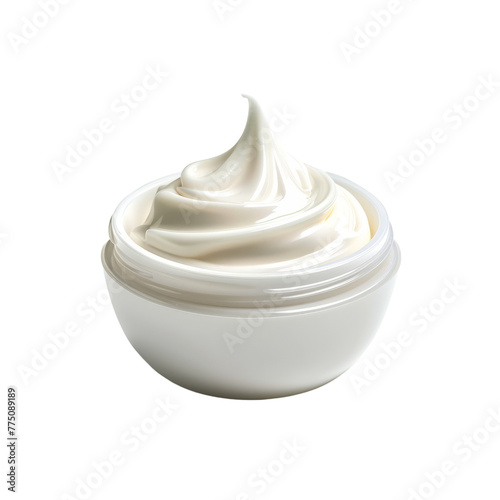  Antiseptic cream isolated on white background