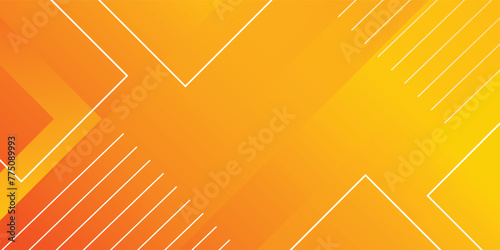 Dynamic fluid orange geometric with colorful gradient background