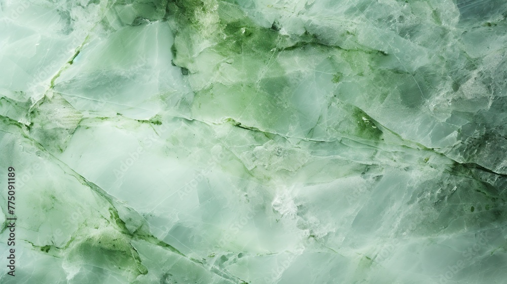 Fototapeta premium Abstract natural stone background for home furnishings. Light green marble stone texture background.