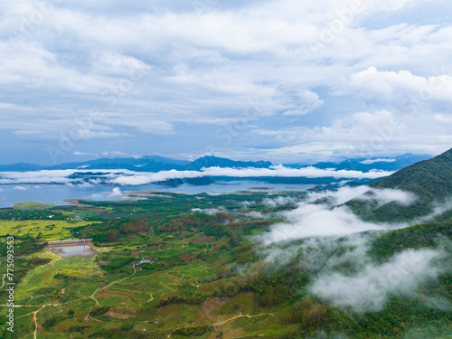 Cloud scene after rain at Daguangba, Dongfang City, Hainan, China photo