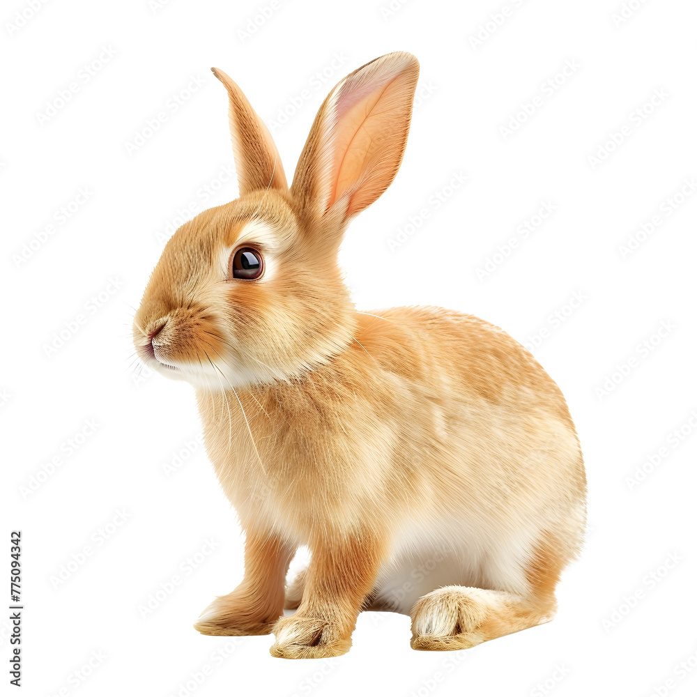 Rabbit isolated on transparent background