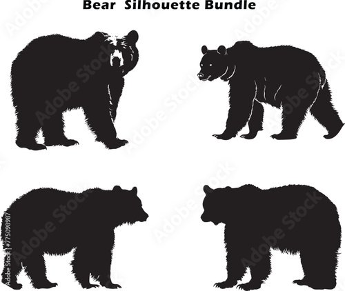bear silhouette bundle