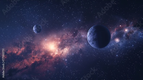 A celestial conjunction where planets align in the night sky, creating a once-in-a-lifetime cosmic spectacle © Be Naturally