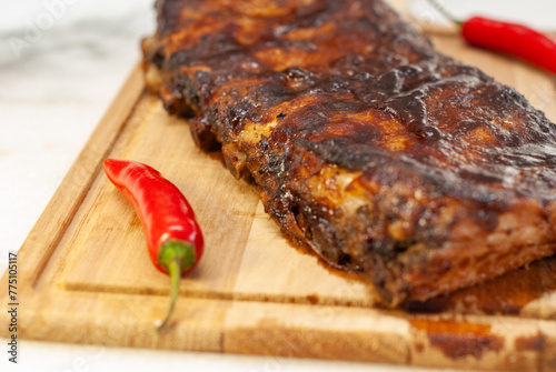 grilled pork ribs (ID: 775105117)