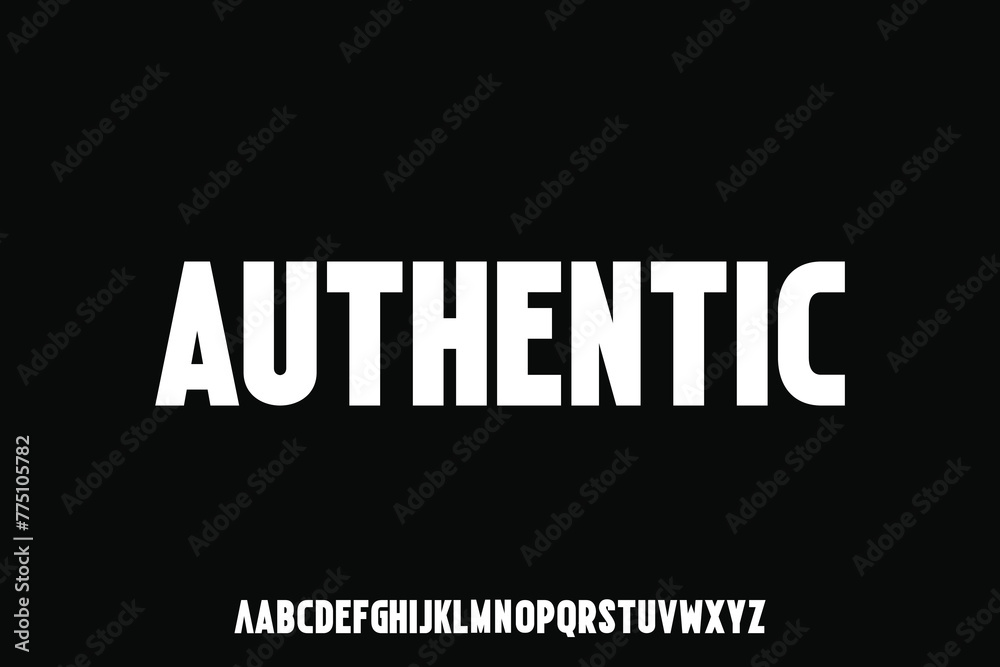 Display alphabet font vector design suitable for headline, logo, poster, cover and many more Display alphabet font vector design suitable for headline, logo, poster, cover and many more