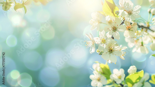 summer and flowers background