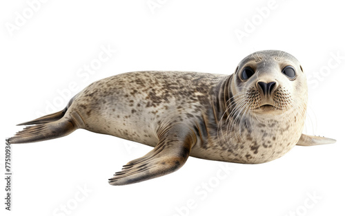 Seal: A Tale of the Ocean's Guardians isolated on transparent Background