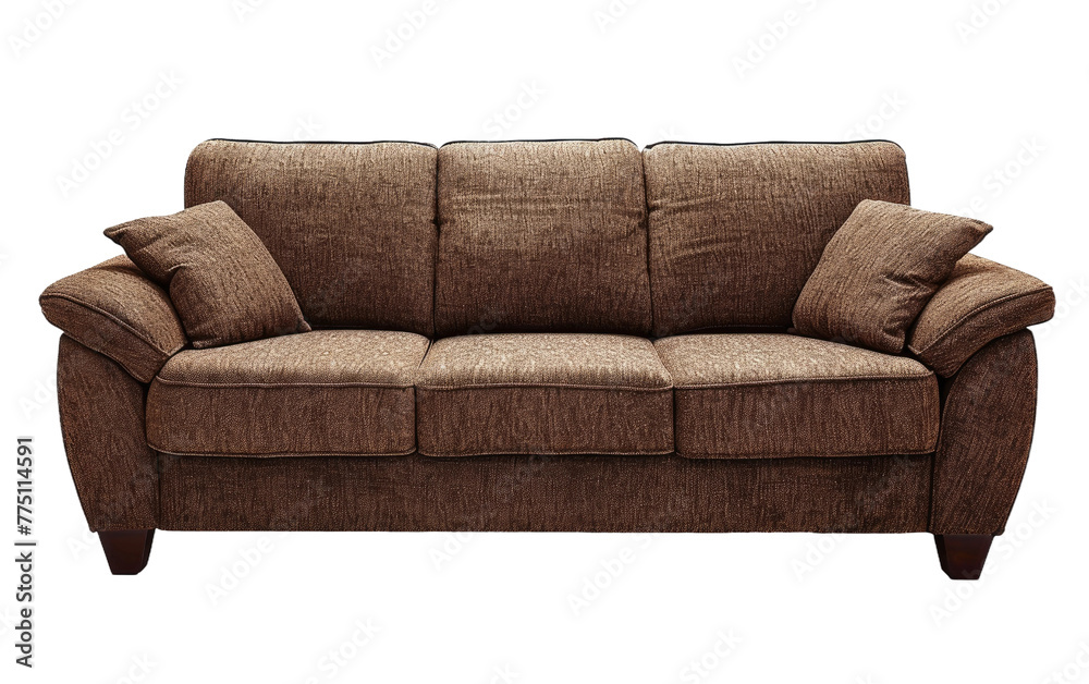 Fototapeta premium Harmonic Sofa isolated on transparent Background