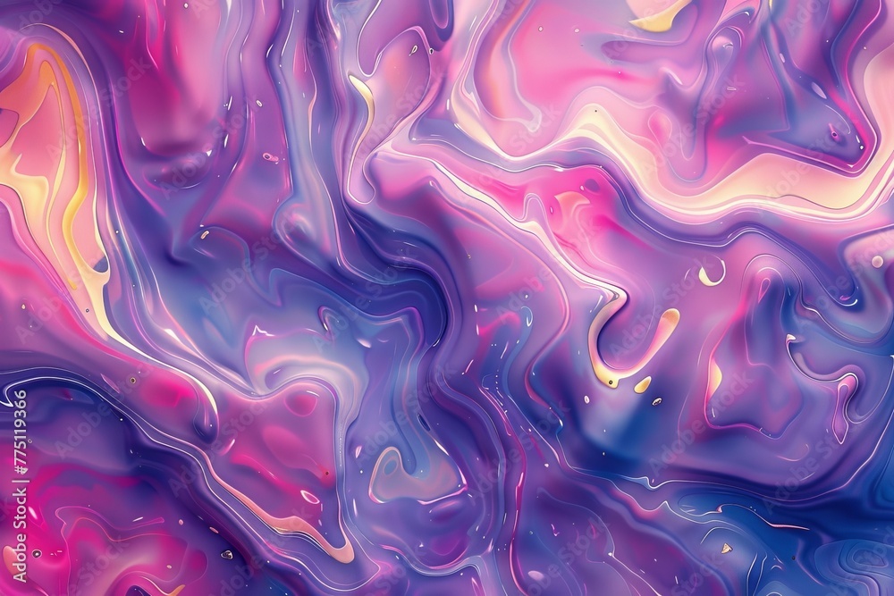 Fototapeta premium Ethereal holographic marble pattern design