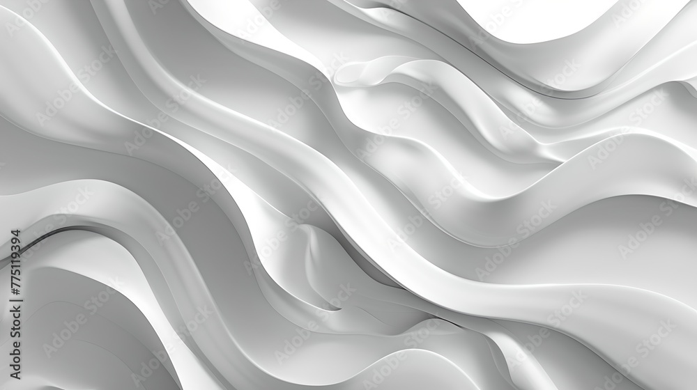 Abstract Wavy Texture in Monochrome, Modern Digital Art, Fluid Design Concept. Stylish 3D Render for Background or Wallpaper Use. AI Abstract Wavy Texture in Monochrome, Modern Digital Art, Fluid Design Concept. Stylish 3D Render for Background or Wallpaper Use. AI