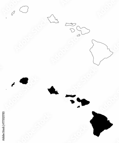 Hawaii administrative maps