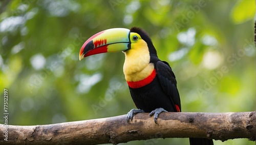 toucan on a branch photo