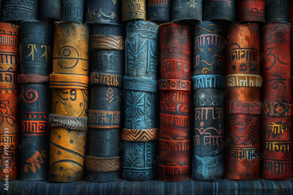 A tapestry of languages spoken by people from different backgrounds and regions. Concept of linguistic diversity and communication. Generative Ai. A tapestry of languages spoken by people from different backgrounds and regions. Concept of linguistic diversity and communication. Generative Ai.