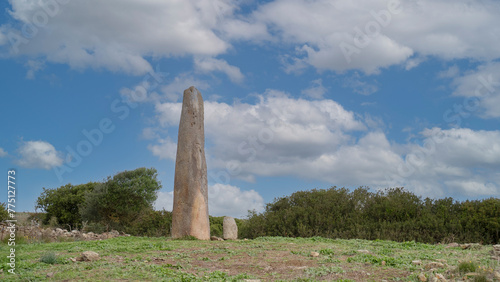 Necropoli di Is Forrus e menhir di Monte Corru Tundu in Villa Sant'Antonio Oristano photo