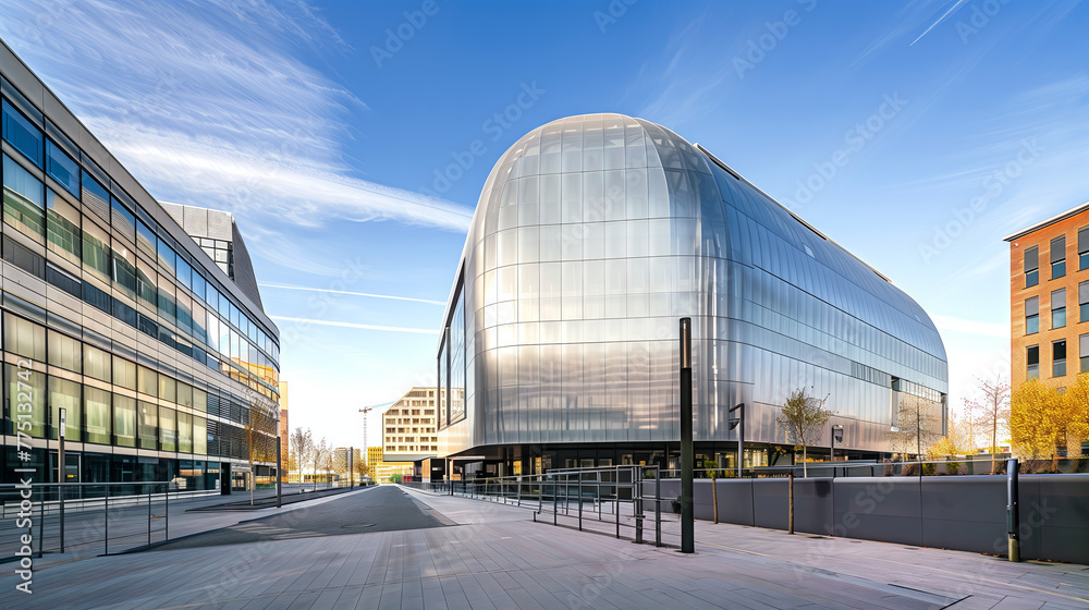 Modern architecture in an urban setting Modern architecture in an urban setting