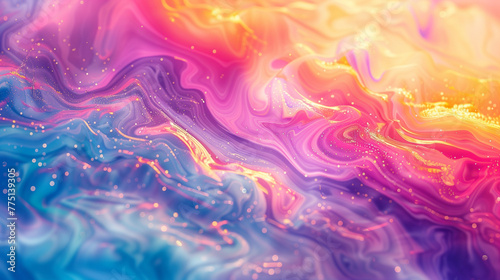 Rainbow marble textures - abstract background