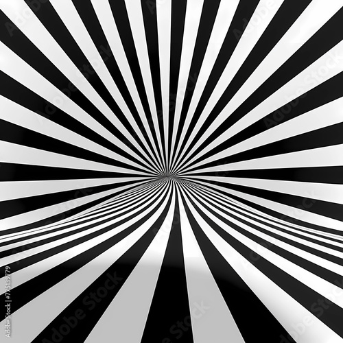 Black and white bold stripes pattern, illusory motion