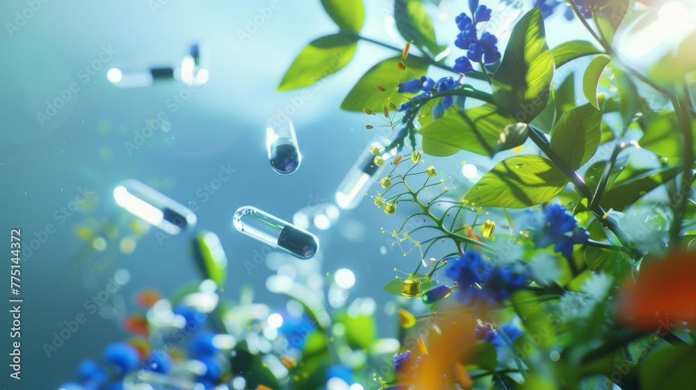 Pharmaceutical biotechnology in drug discovery, depicting the process ...