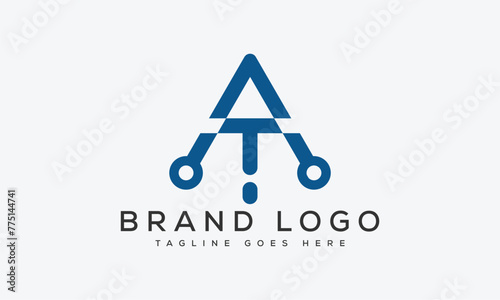 letter TA logo design vector template design for brand