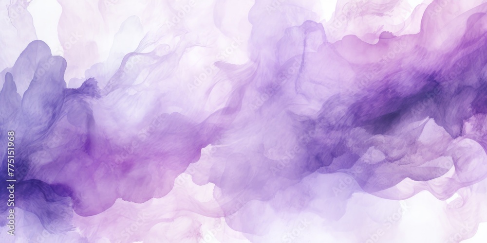 Violet abstract watercolor stain background pattern 
